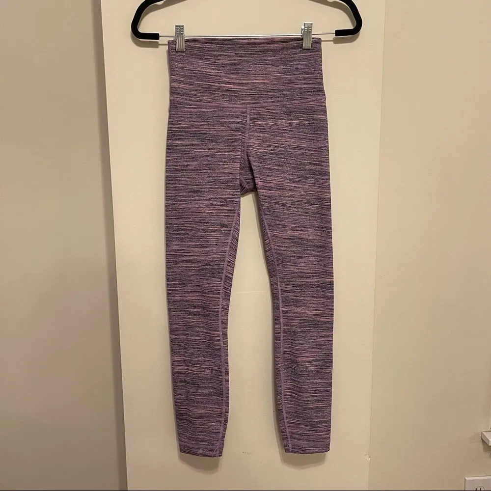 Lululemon High Times Pant Space Dye Camo Tender Violet Black Grape Size 4 - Image 3