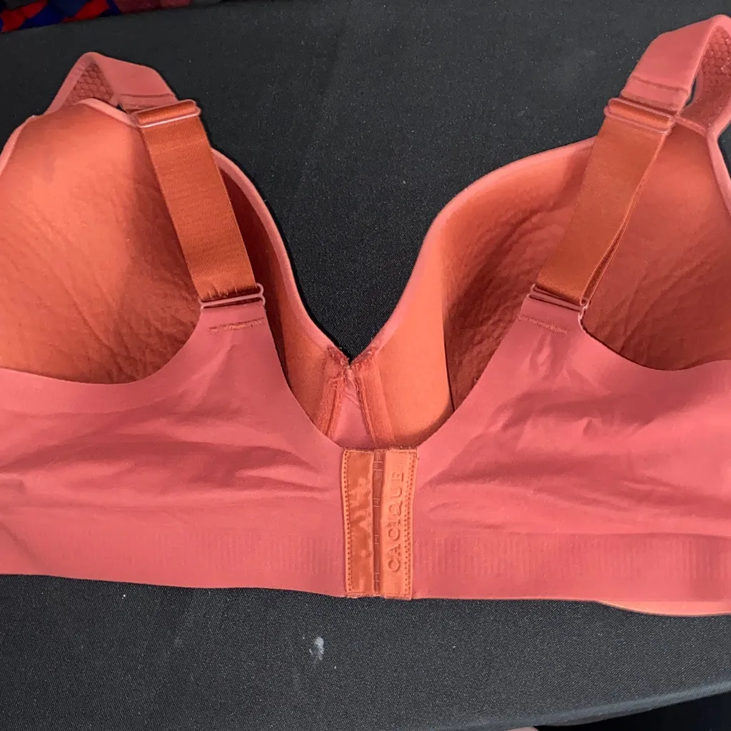 Cacique SIZE 44DD RUST COLOR UNDERWIRE PADDED Full-Coverage Bra CLEAN - Image 11