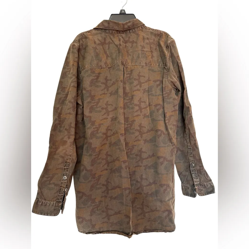 Madewell camo shirt‎ jacket size L - Image 2