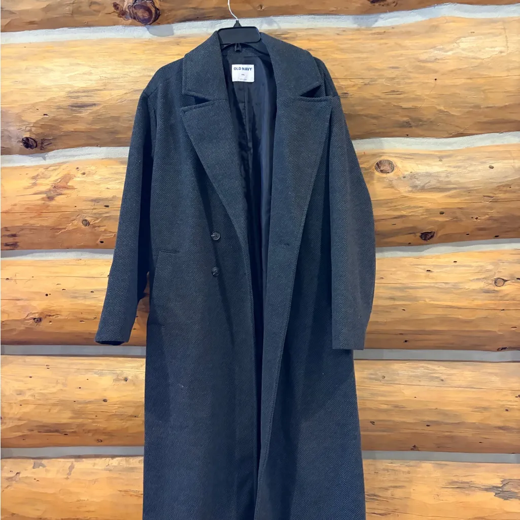 Old Navy Oversized Belted Coat size XXL - Image 2