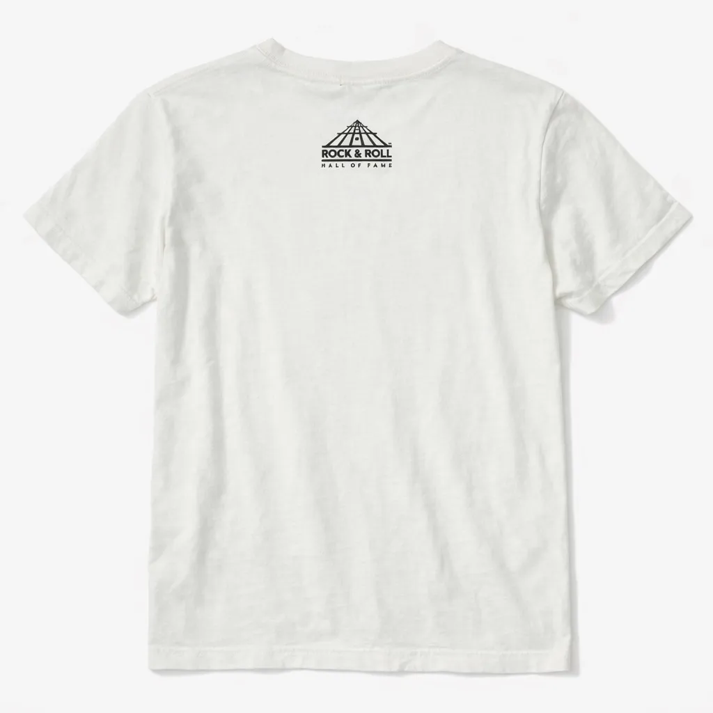 Cleveland City Rock Hall Records Hall of Fame Vinyl Skyline Graphic T - Image 2