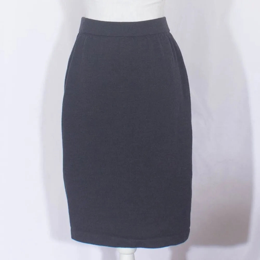 ST JOHN BY MARIE GRAY Knitted Pencil Skirt Size 8 - Image 3