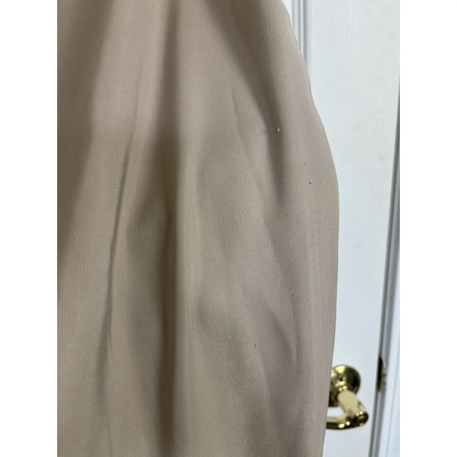 Lauren Vidal Paris Tan Pants Elastic Waist Size T5 US Size 12 Made in France - Image 3