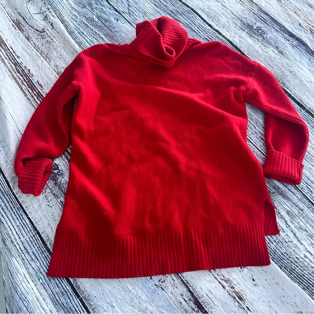 Bartolini Wool Cashmere Blend Red
Turtleneck Sweater Red - Image 4