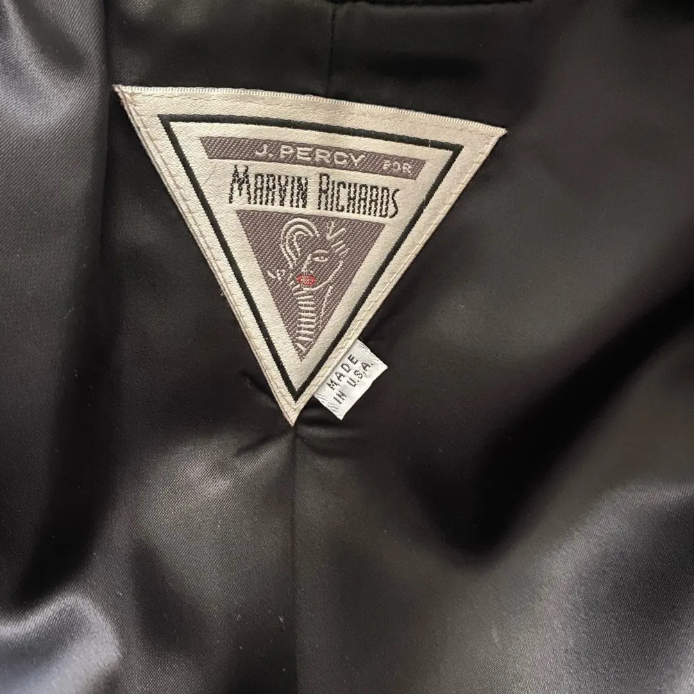 VINTAGE J.Percy for  wool and fox fir coat. - Image 5