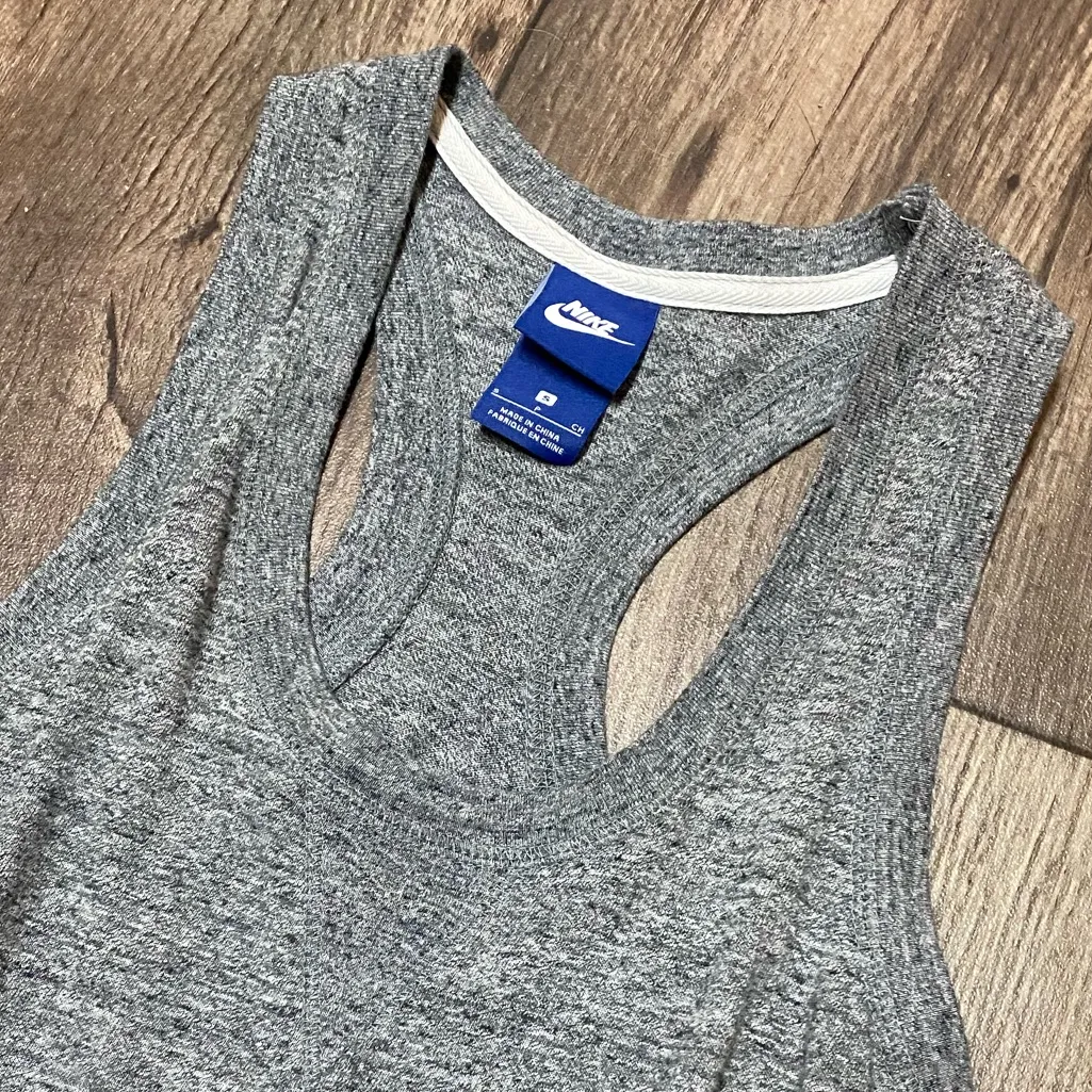 Nike Athletic Racerback Romper | Gray Lounge Activewear | Small - Image 4