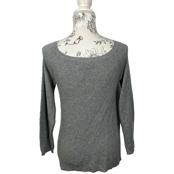 Favorite Daughter Off‎ the Shoulder Cashmere Blend Slouchy Sweater Size XS NWT Gray - Image 4