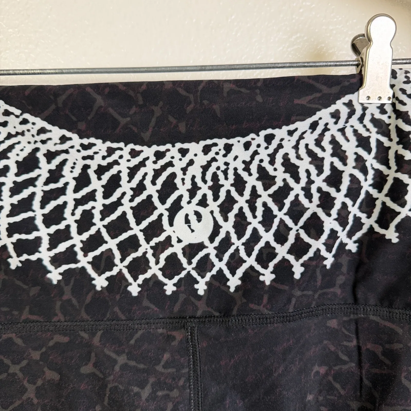 Yoga Democracy RGB Ruth Bader Ginsberg Leggings Womens Small Black Gym Stretch - Image 8