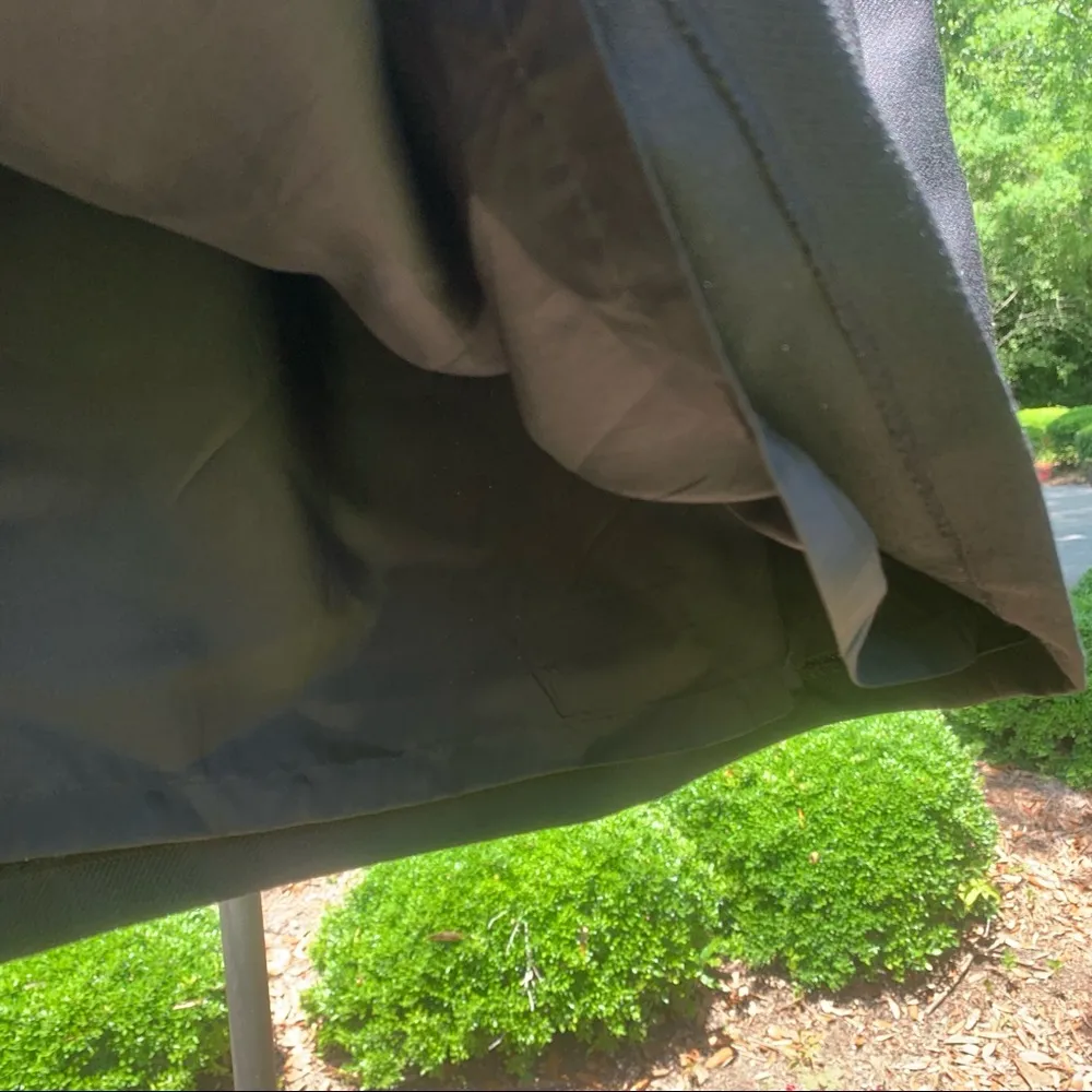 Ann Taylor LOFT Wool Blend Career Black Pleated Mini Skirt 8 - Image 6