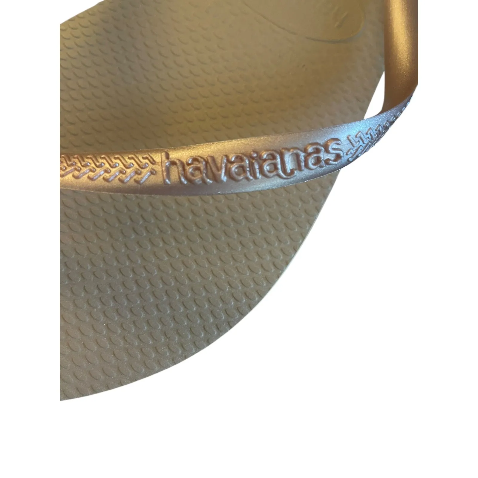 Havaianas Slim Womens Flip Flops Rose Gold US 7/8 EU 37/38 New - Image 3
