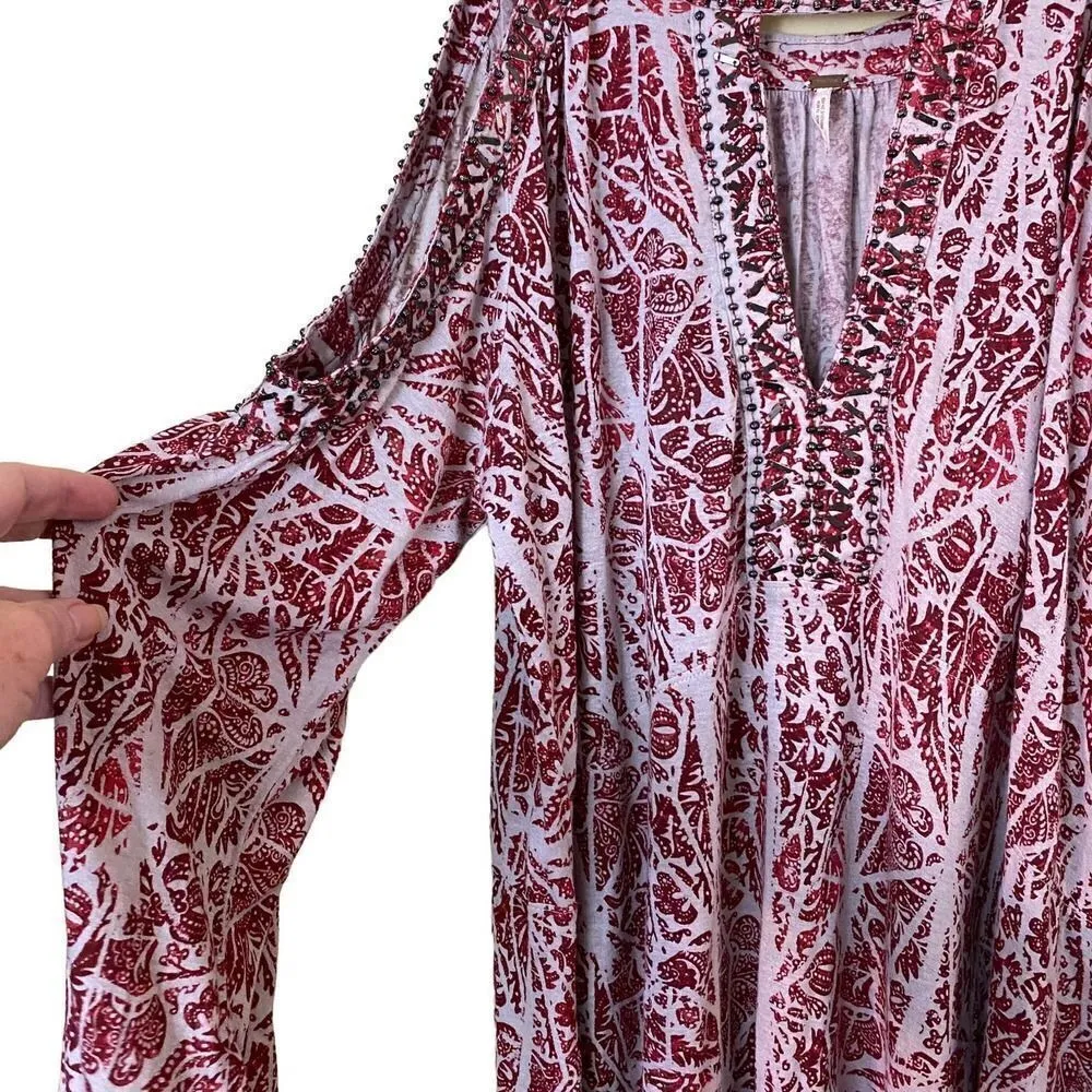 Free People Good Morning Cold Shoulder Top Size Medium - Image 6