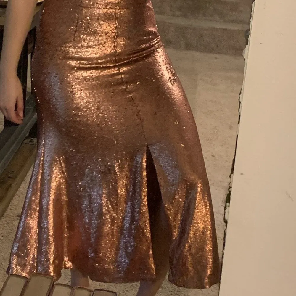 C/Meo Collective metallic sequin midi dress - Image 8