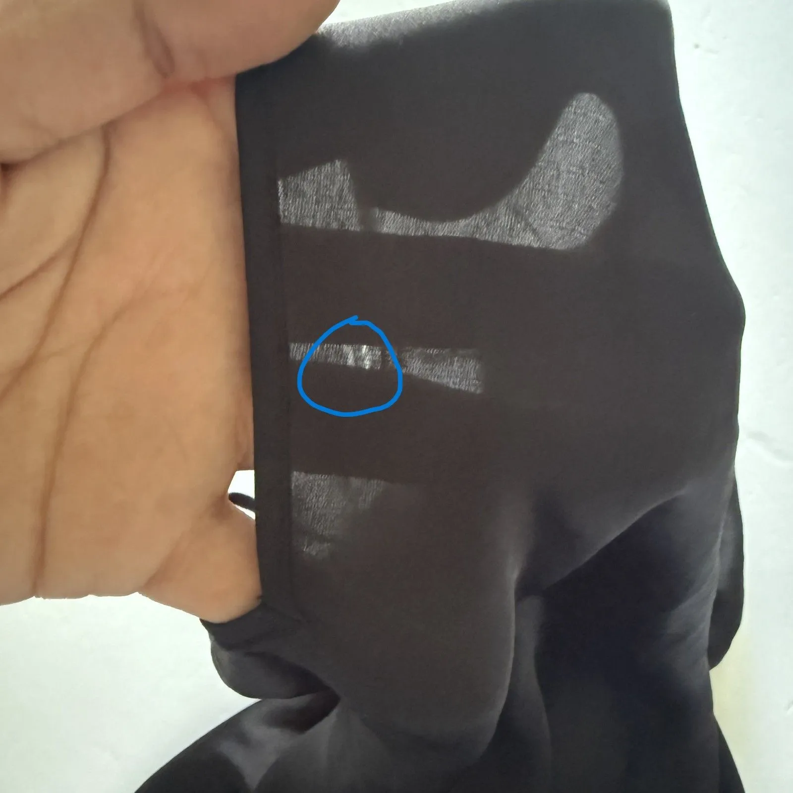 Maje Black Slip Dress V Neck Strappy Lightweight Midi Satin Look 3 (Small Flaw) - Image 8