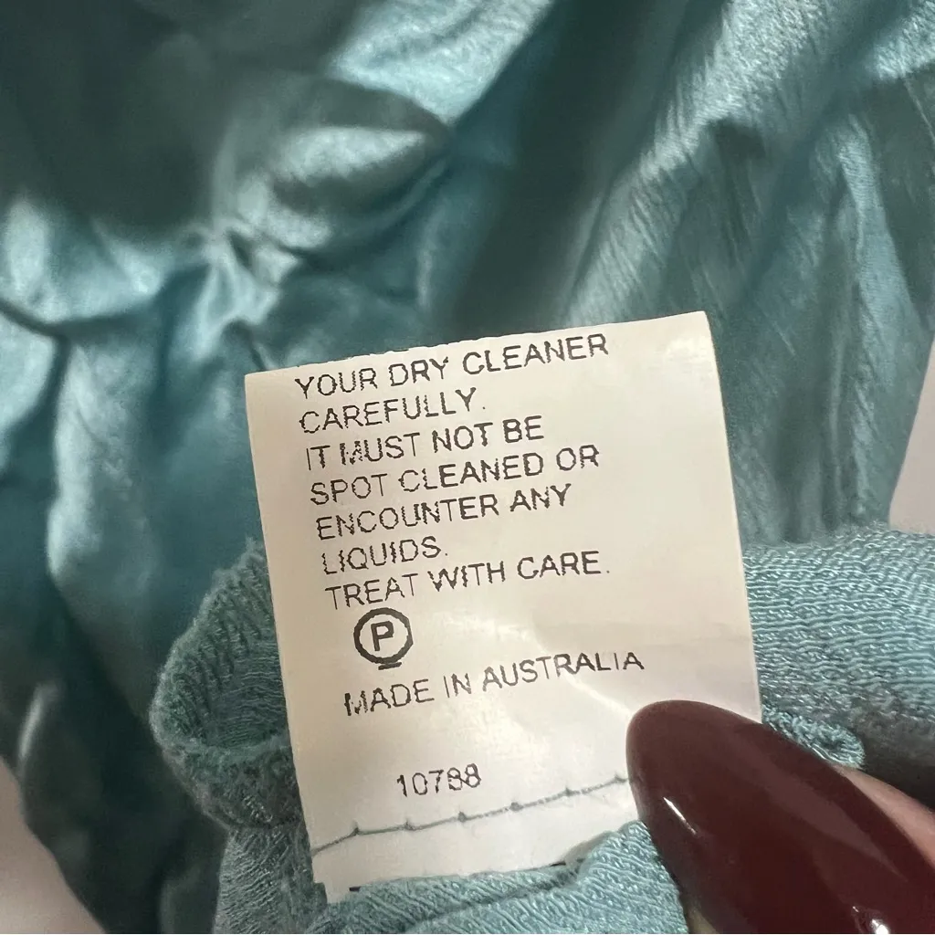 NEW NWT Bec + Bridge Cedar City Maxi Dress In Sea Spray - Image 10