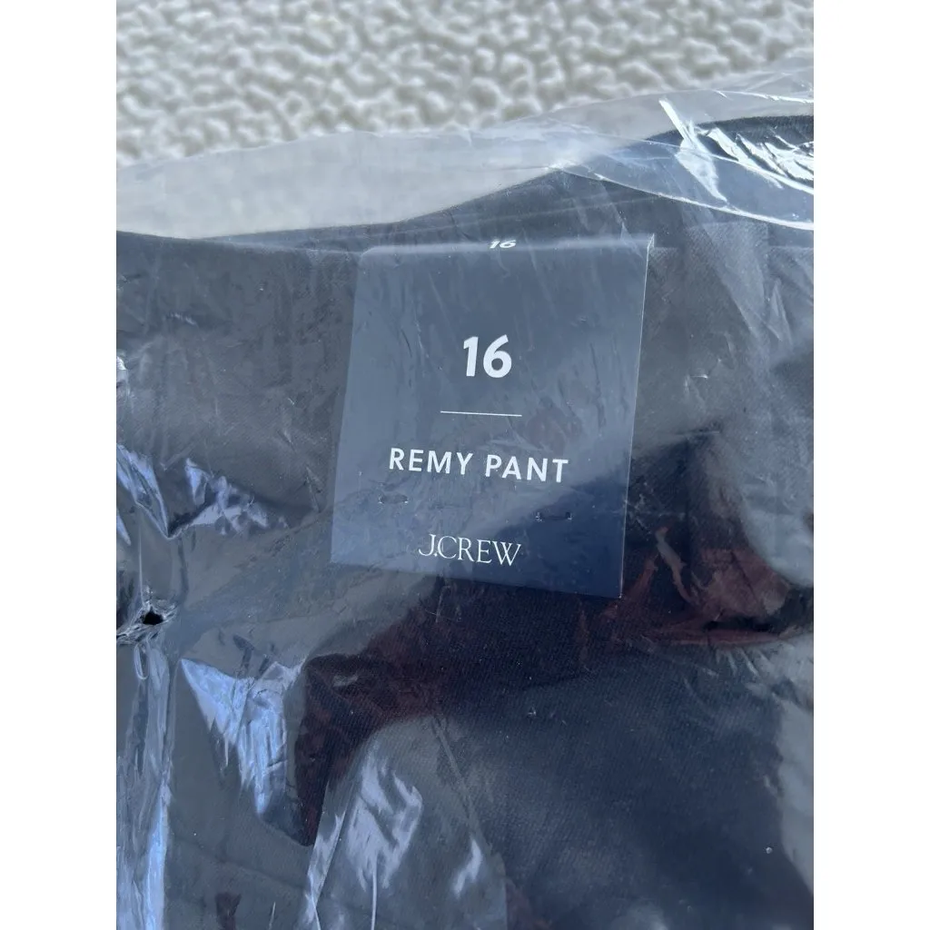 J.CREW Factory $138 Remy High Rise Wide Leg Full Length Pants Black Size 16 - Image 5