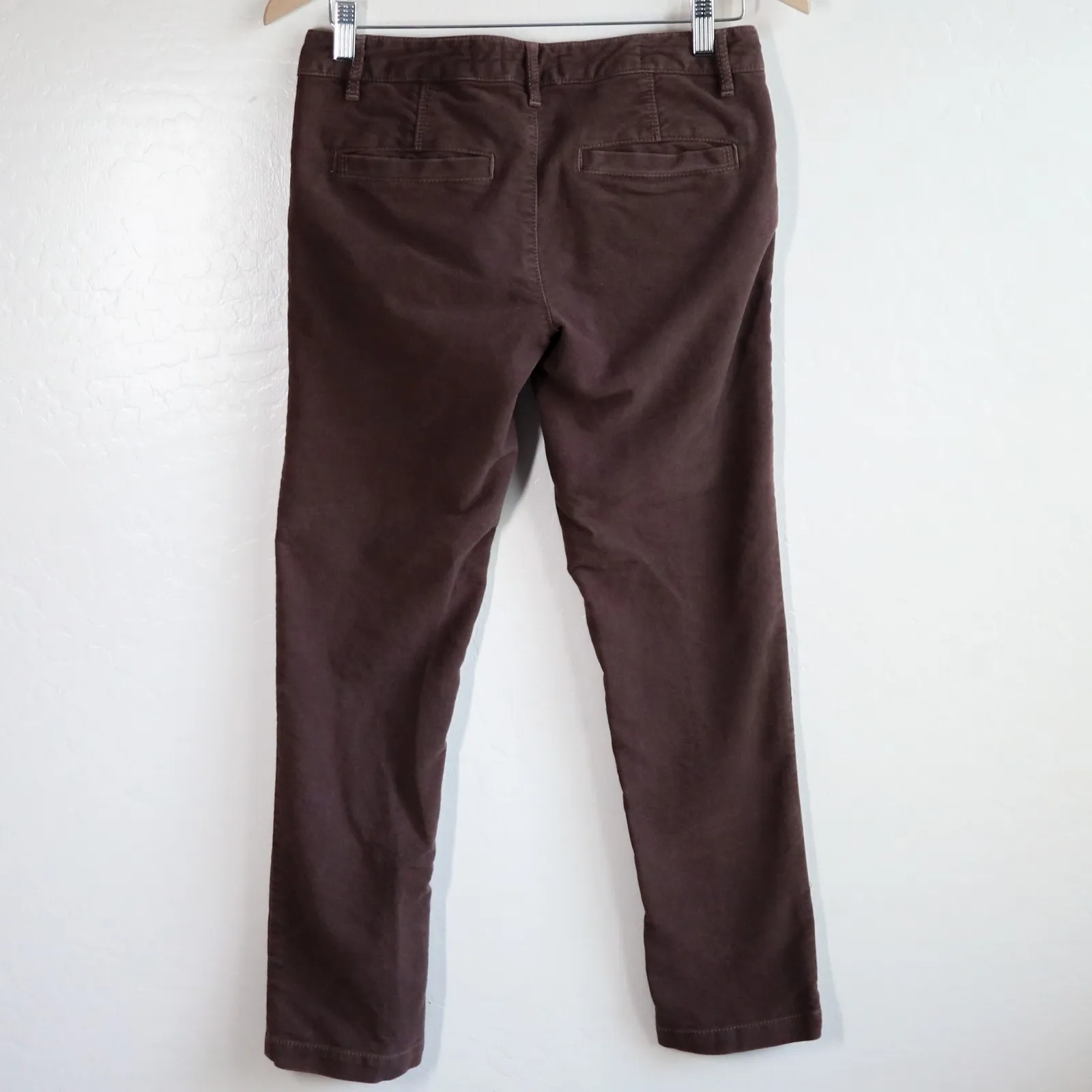 Anthropologie Pilcro Letterpress‎ Stet Corduroy Slim Trousers Womens 29 Brown - Image 9
