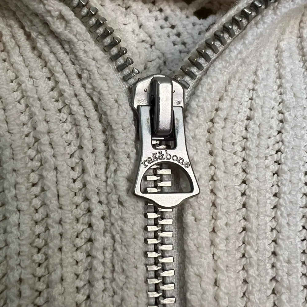 Rag & Bone Lena Cotton Half Zip Sweater - Image 6