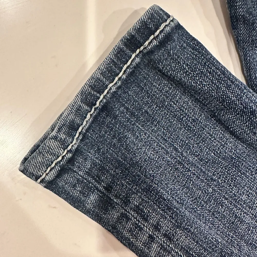 Miss Me Signature Rise Skinny Jeans Golden Firework Fleur de Lis Bling Size 26 - Image 9