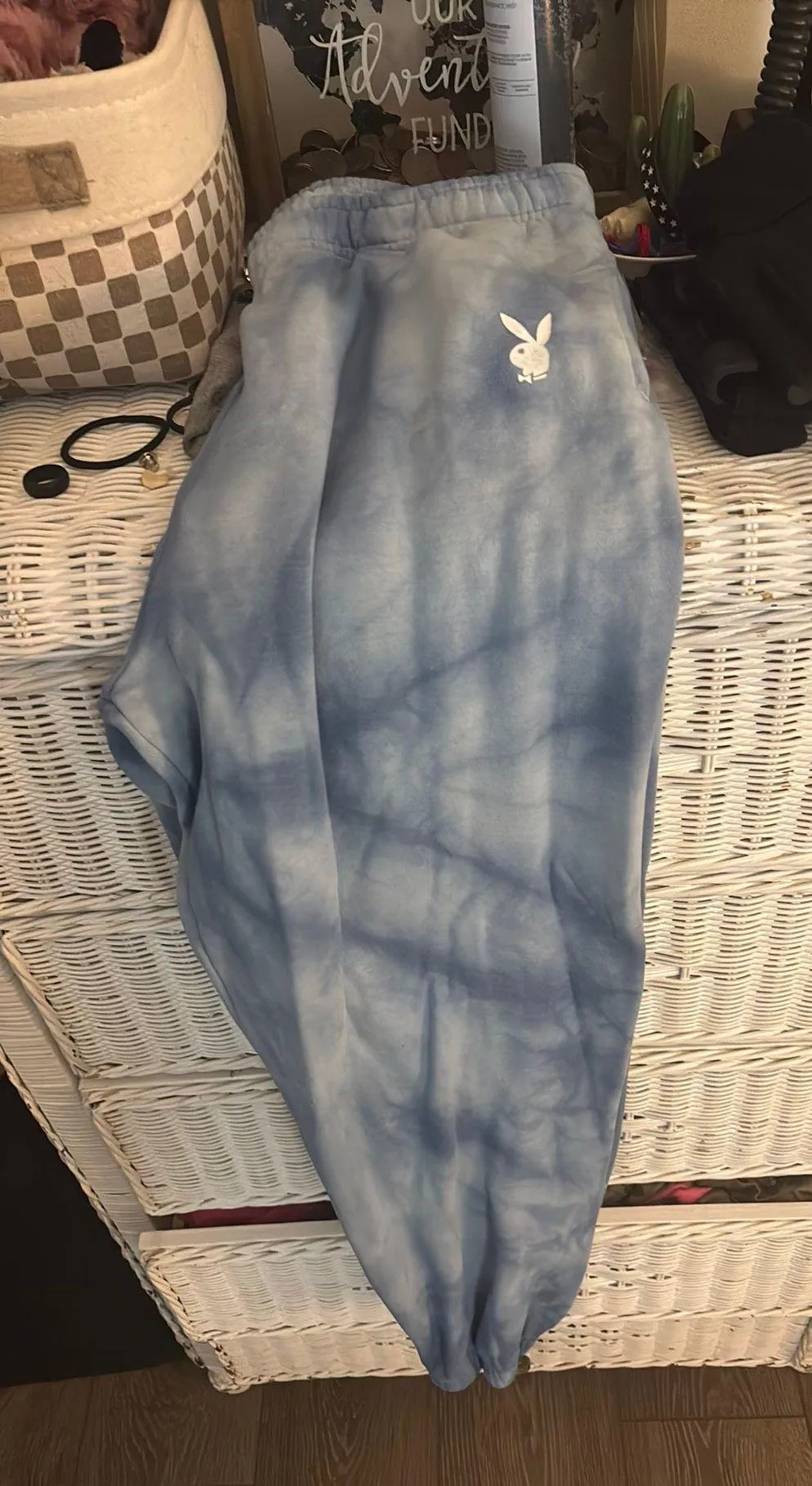 Blue Tie Dye  Sweatpants - Image 2