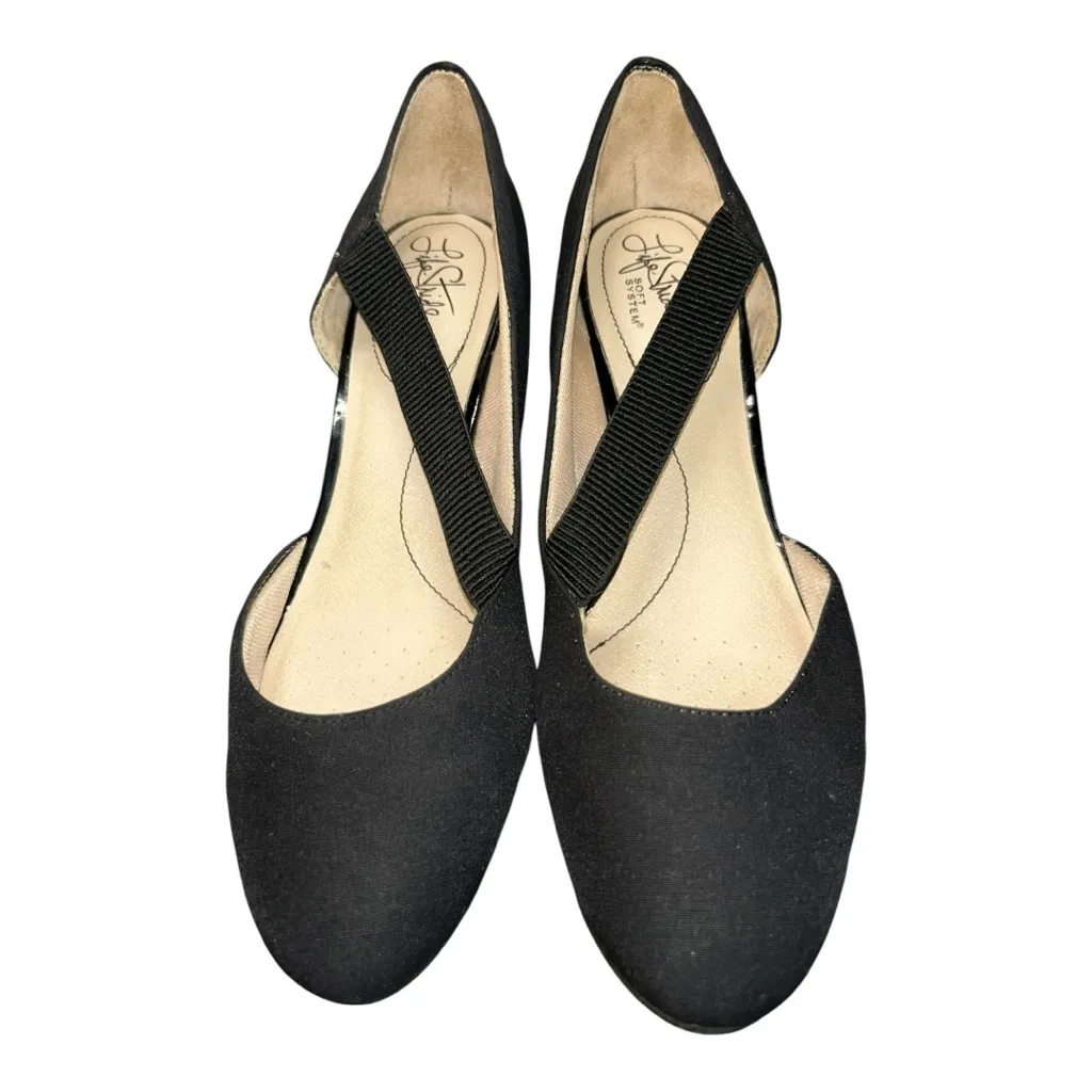 LifeStride Decisions Wedge Black Women's Shoes size 11 - Image 4