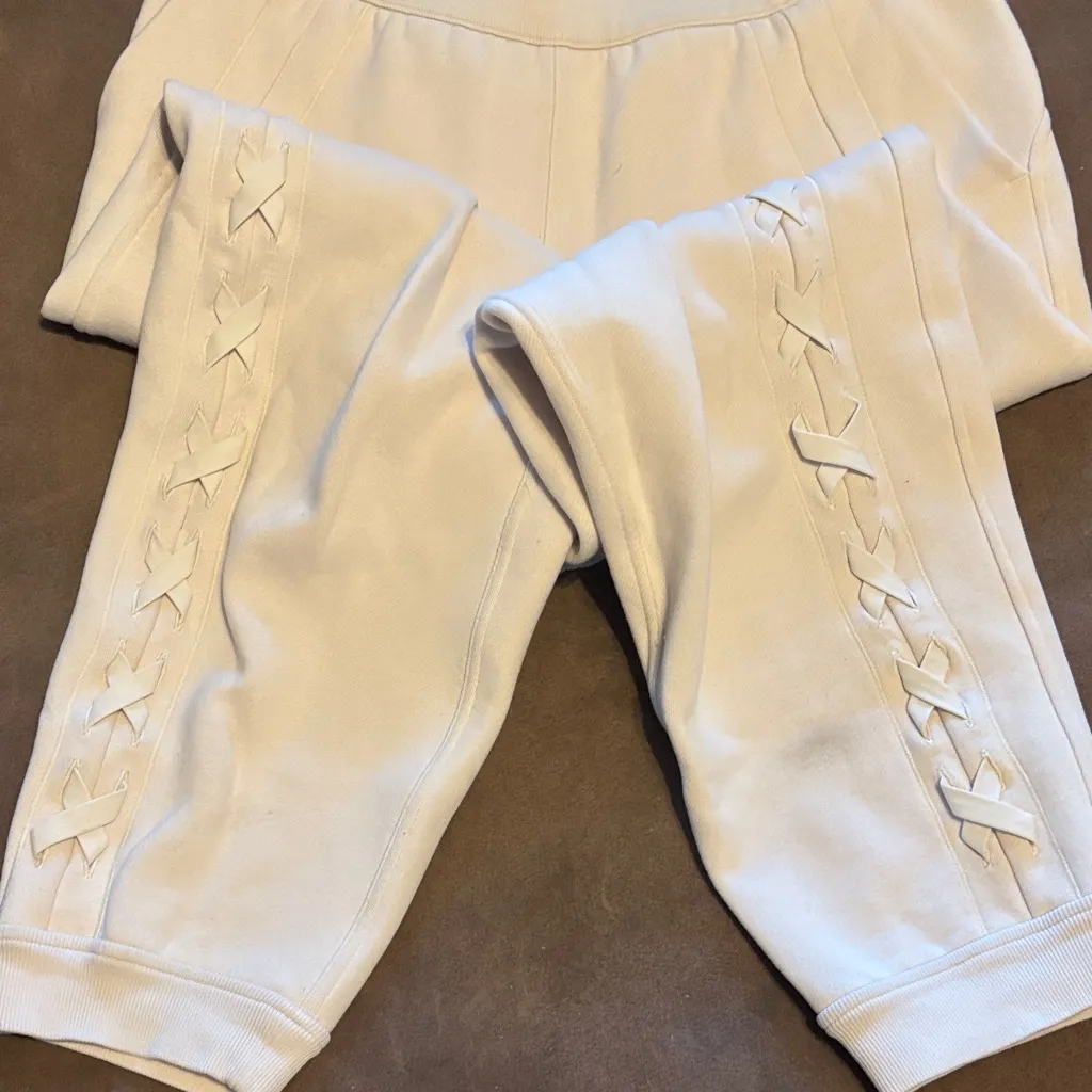 Amazon Cream Women's Track Pants - Image 2