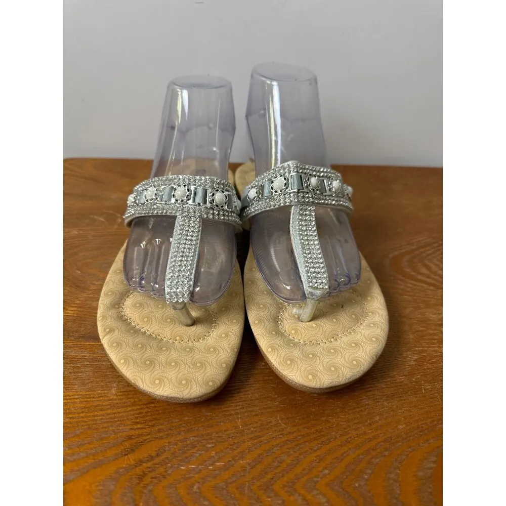 Forever Clista Women's Jewel Footbed T - Image 7