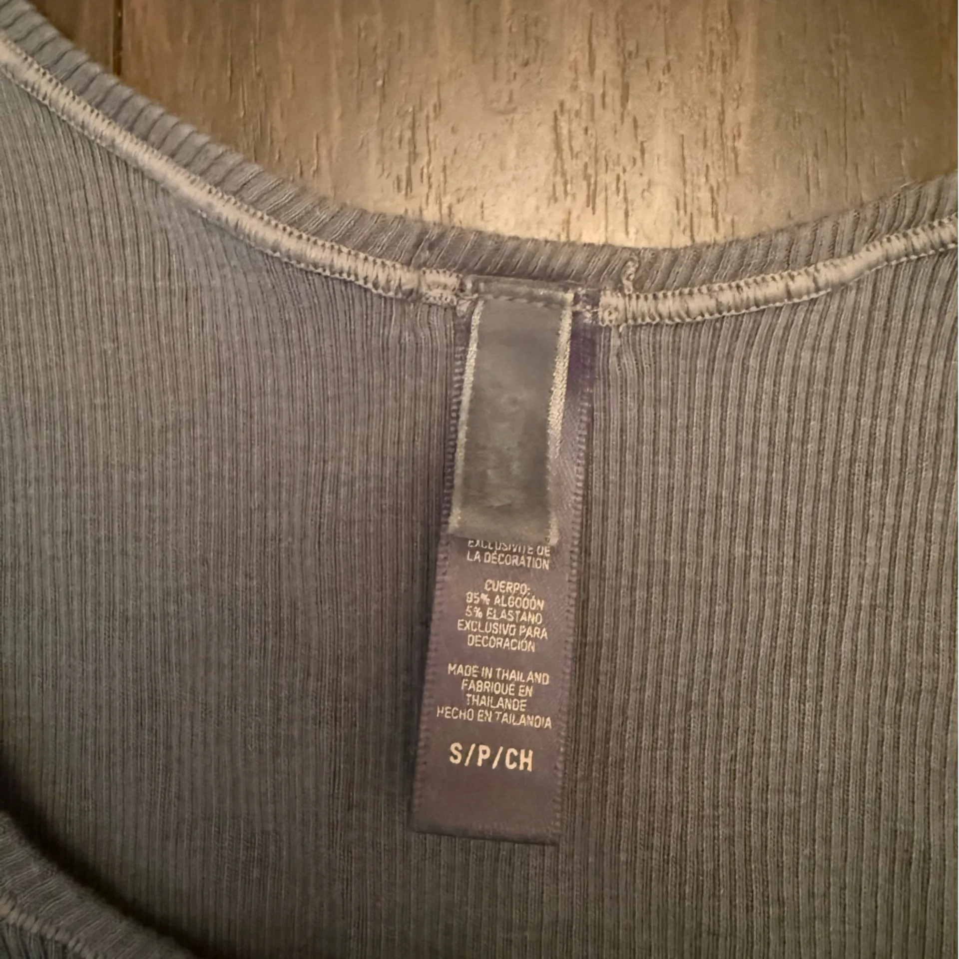 Skims Cotton Ribbed Tank, Kyanite - Image 2