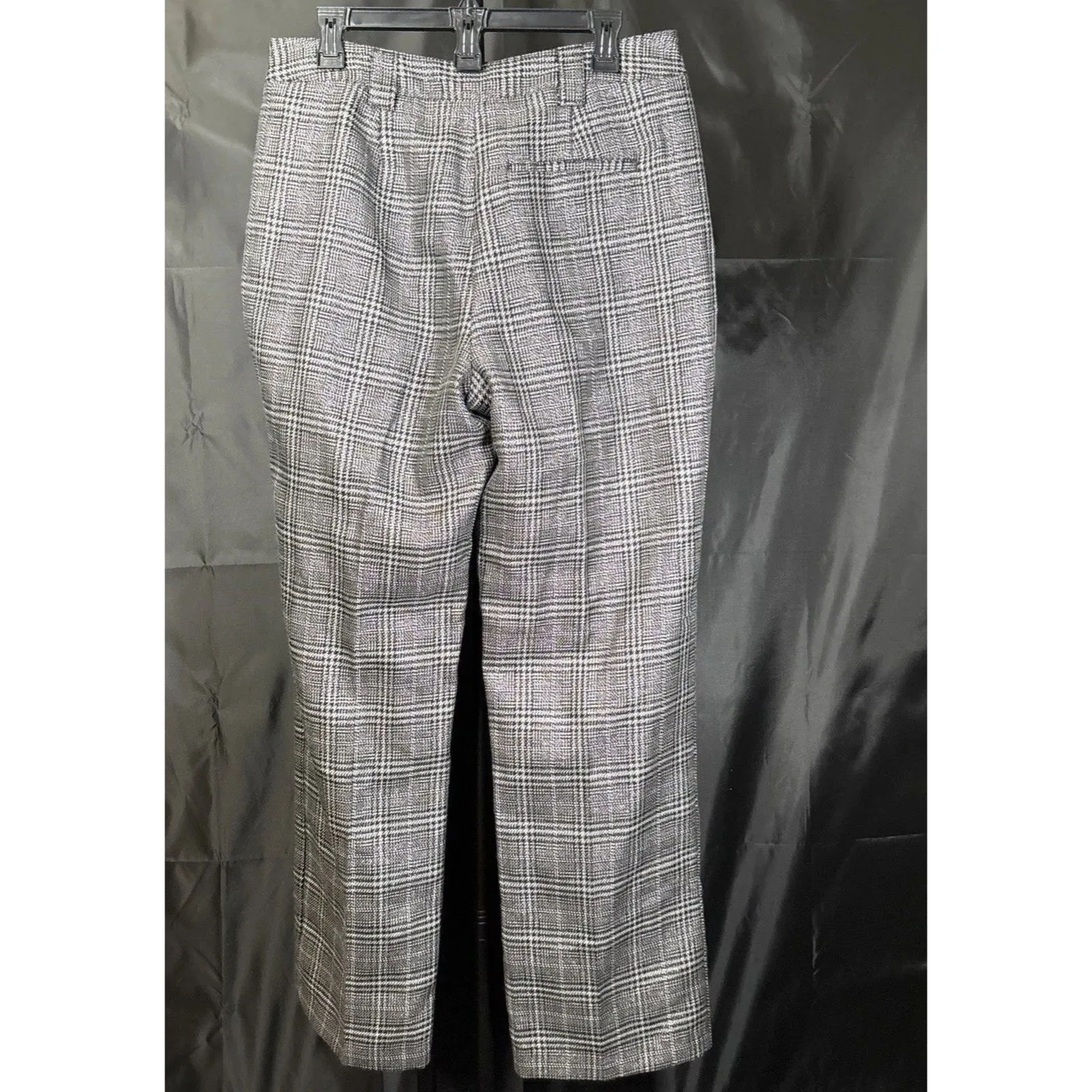 Worthington Woman Pants Plaid Houndstooth Dress Career Side Zipper Size 12 - Image 6