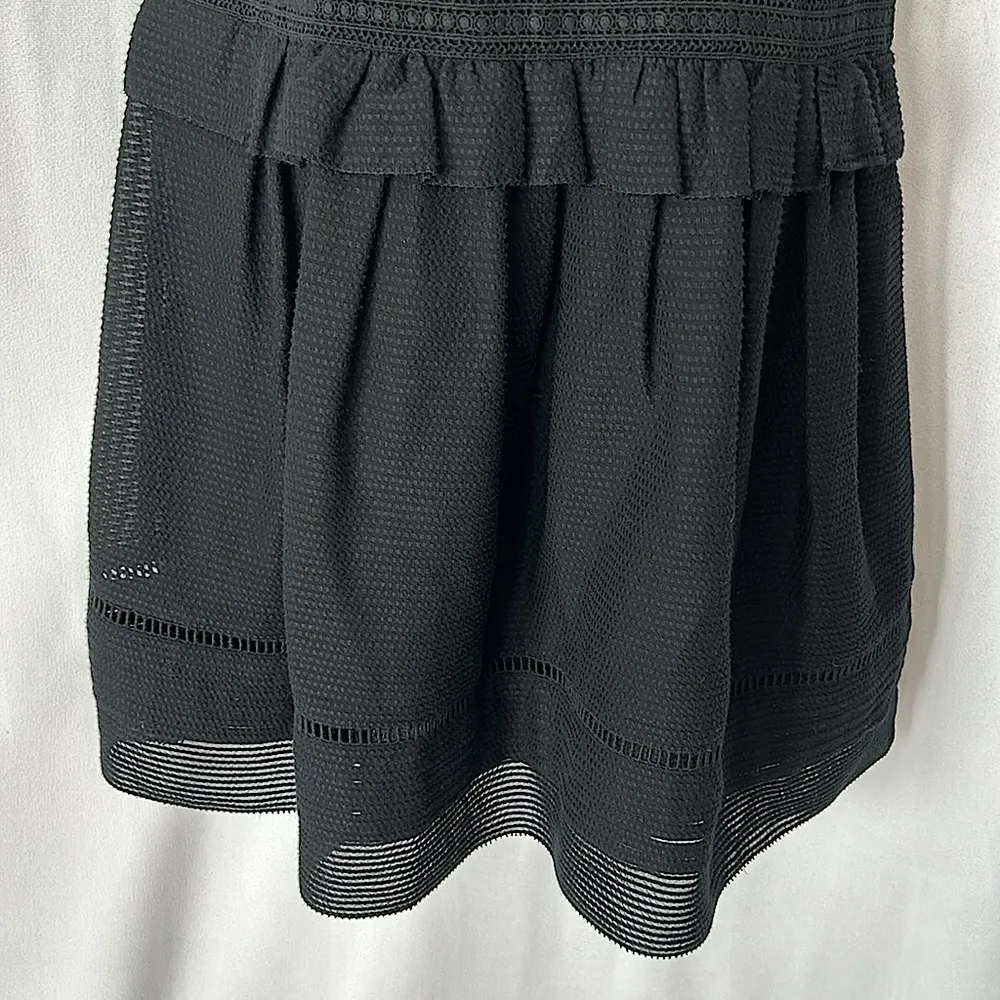 Burberry Brit Authenticated Black Embroidery Cotton Sleeveless Dress *Sz 2* 🌺🌺 - Image 4