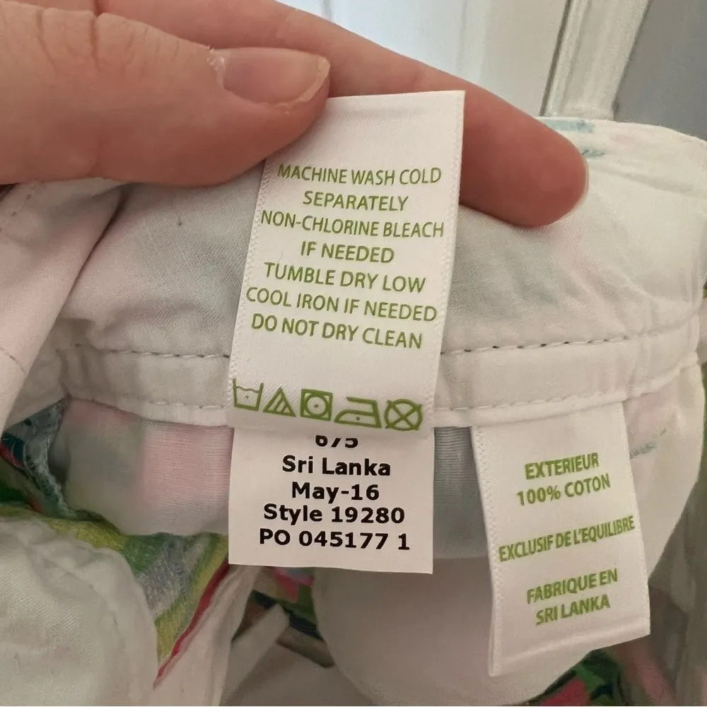 Callahan Short in Island Time Colorful Palm Tree Print Size 4 - Image 8