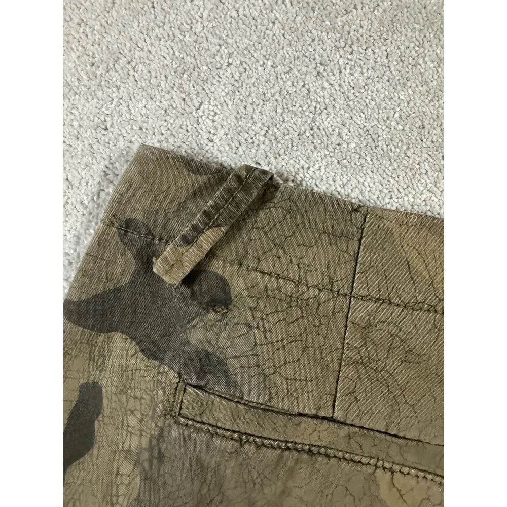 Joe's Jeans Green Camo Utility Skinny Ankle Jeans, Size 27, **1 broken Belt Loop - Image 4