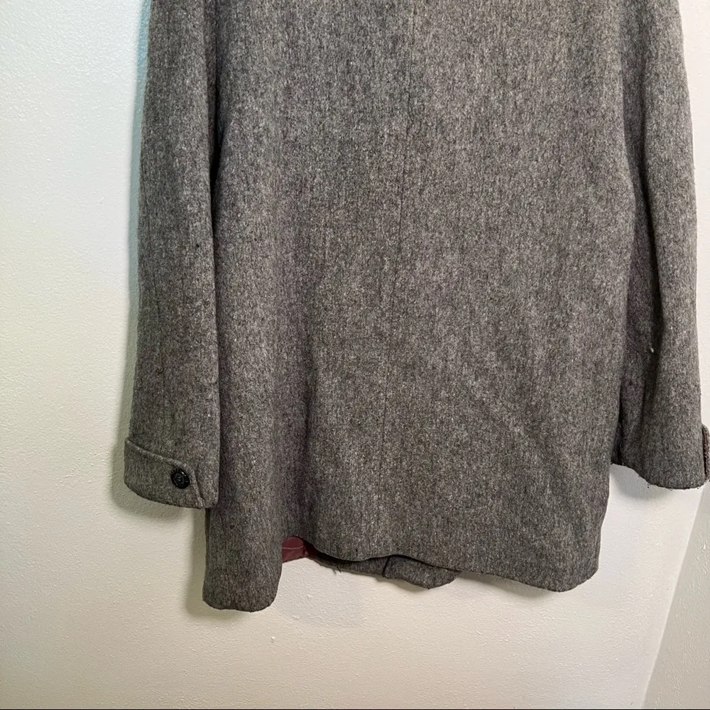 Vintage Herman Kay Wool Peacoat Gray Size 12P - Image 8