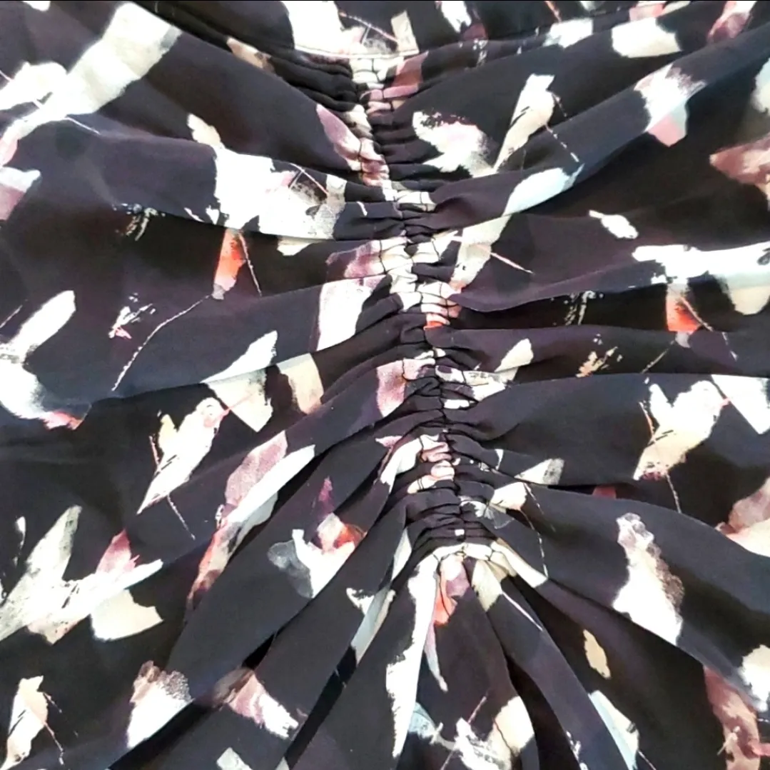 IRO  Ciara Skirt in Black & Ecru - Image 4