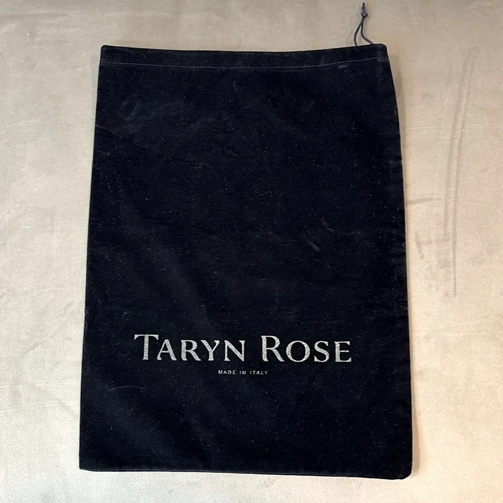 Taryn Rose Leather Loafers Black & Silver with Buckle Women’s EU Size 40 - Image 7