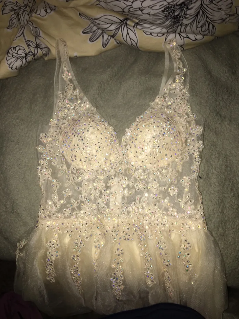 Prom Dress! Yellow Size 0 - Image 4