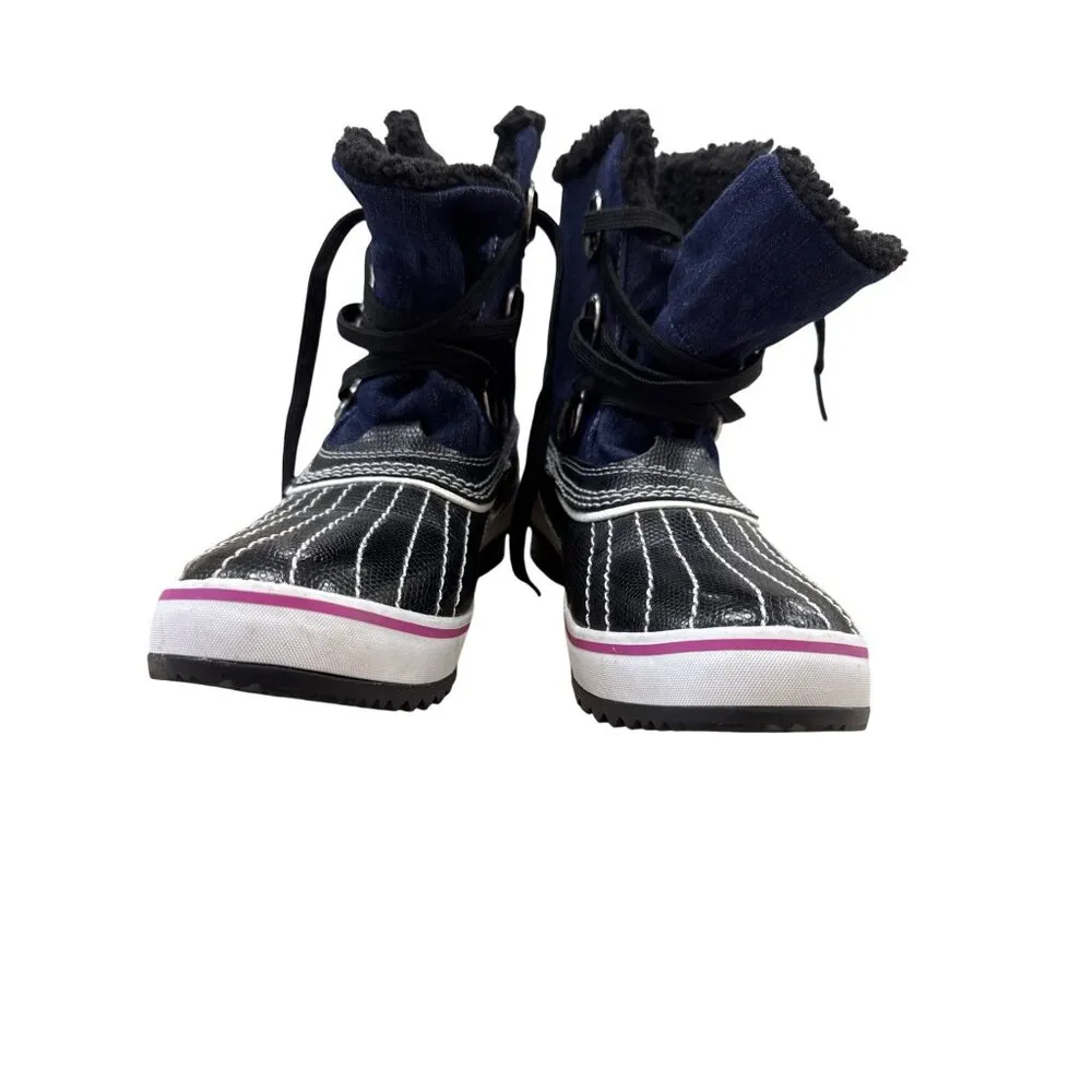 Skechers  Outdoor Womens Blue Manmade Ankle Boots Size 7.5 SKU 7178 - Image 5