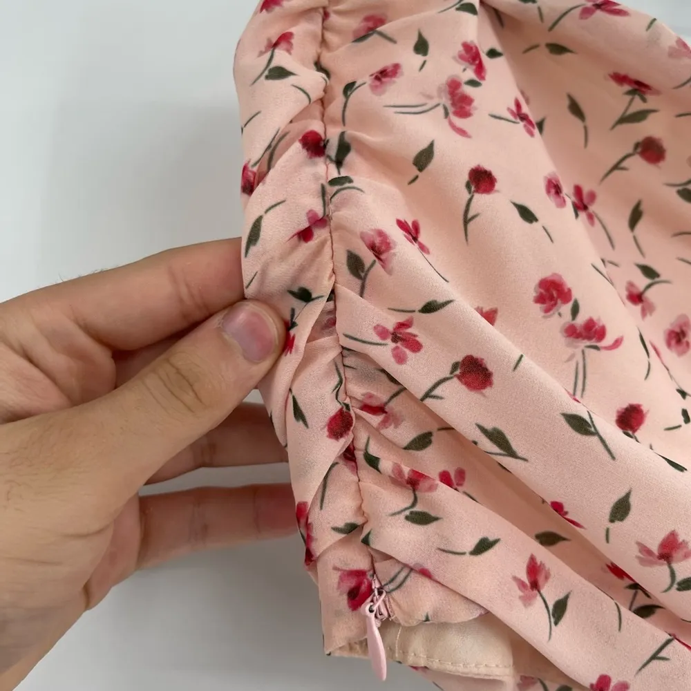 l'academie revolve floral cropped mini buster going out top size medium - Image 5