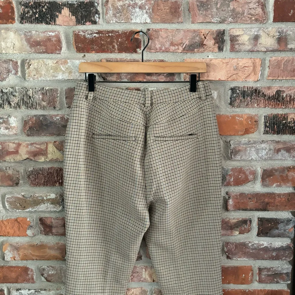 A.L.C Edwin Split Hem Plaid Print Pants, 8 - Image 7