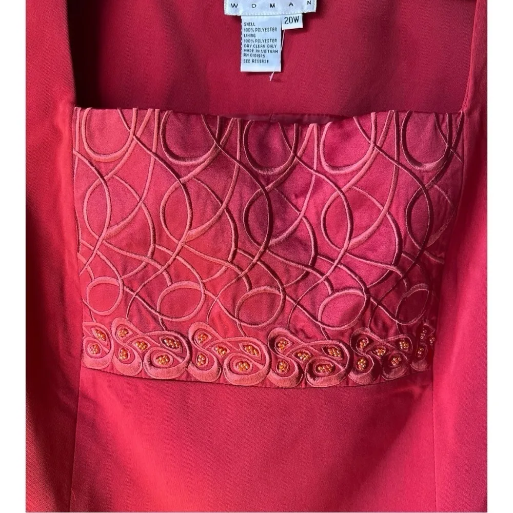 Women's G. M. 1. VINTAGE Tank Tops sleeveless crop top light red 20W. - Image 2