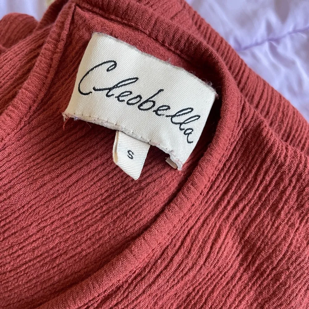 Cleobella  Burnt Orange Maxi Dress - Image 5