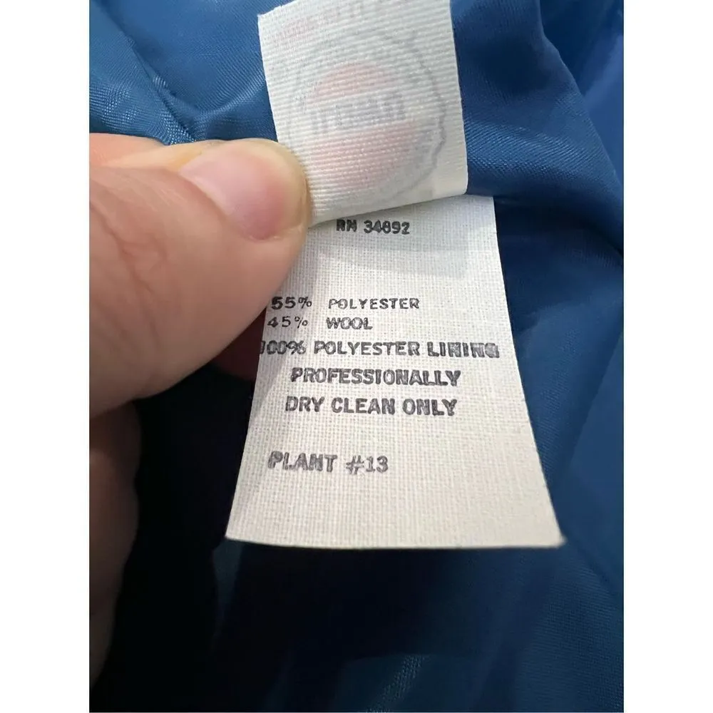 Givenchy sport blue vintage blazer jacket size 8 - Image 6