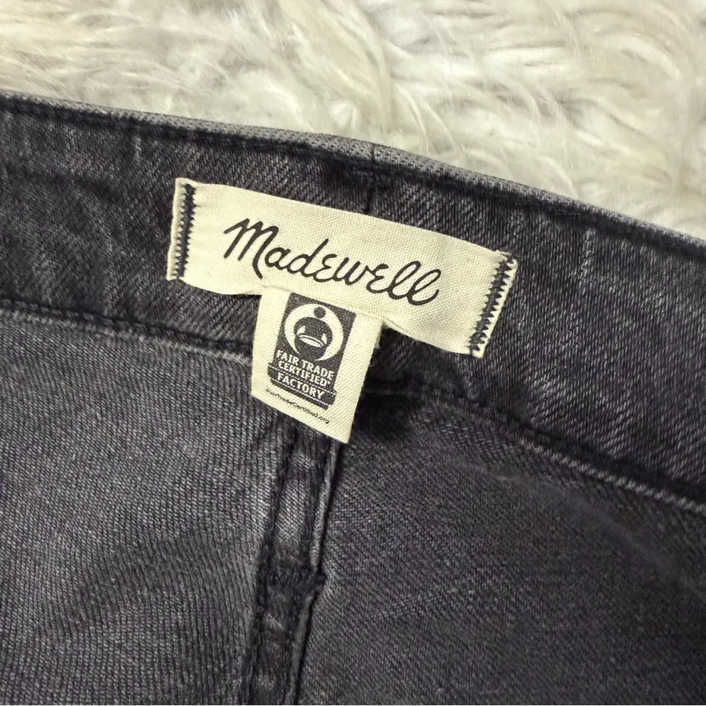 Madewell Perfect Vintage Jeans Lunar Wash Size 26W Straight Leg - Image 5