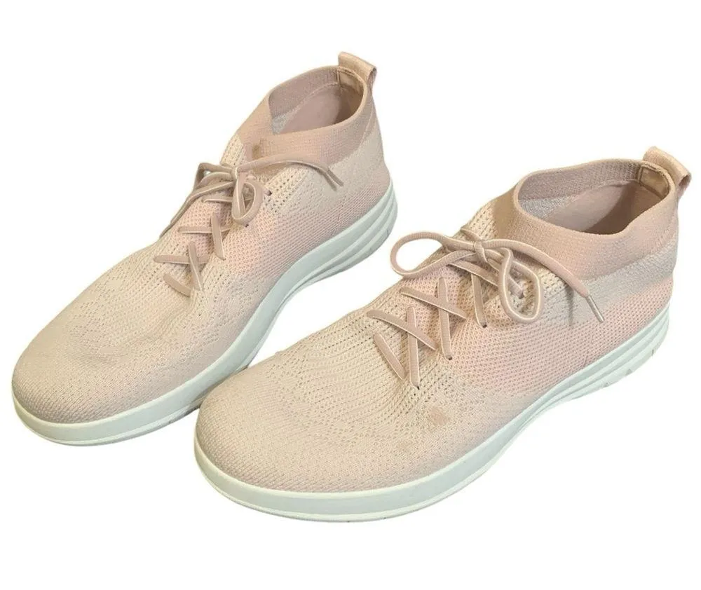 Fitflop Uber knit High Top Pink Sneakers Ladies size 10 - Image 5