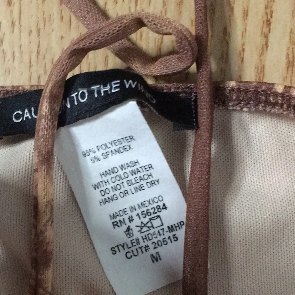 New Women’s Caution to the Wind Dress Arizona Print Dress Underlined Size Medium - Image 4