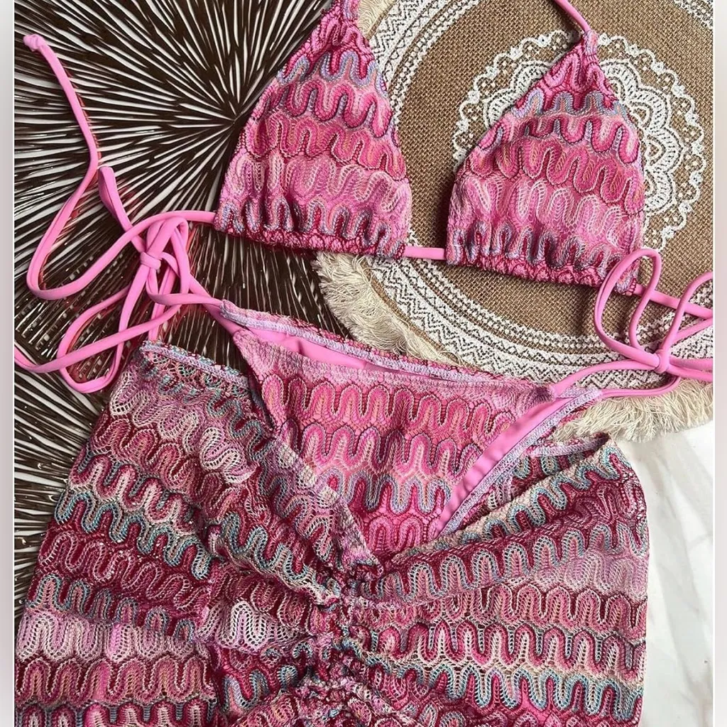 Bathing Suit Set Missoni Inspired - Image 6