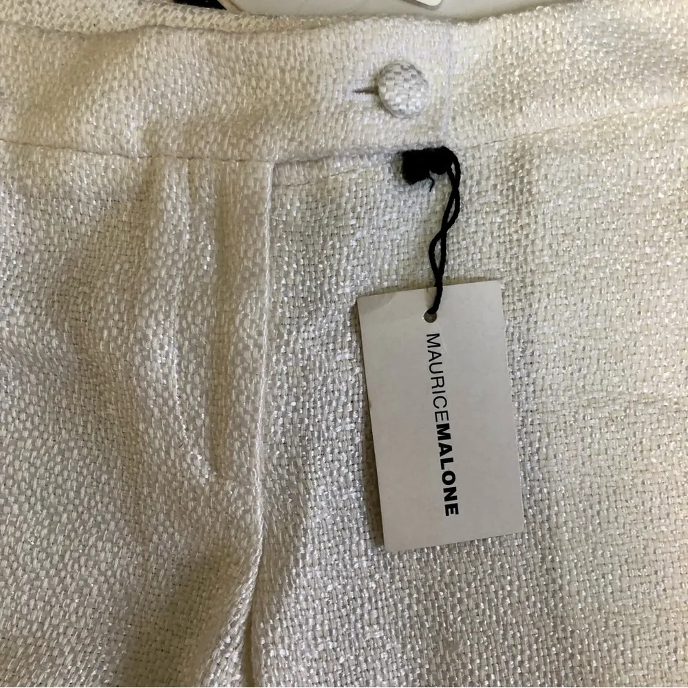 NWT Vintage Deadstock 80s  Italian Textured Cropped Pants size 8 - Image 7