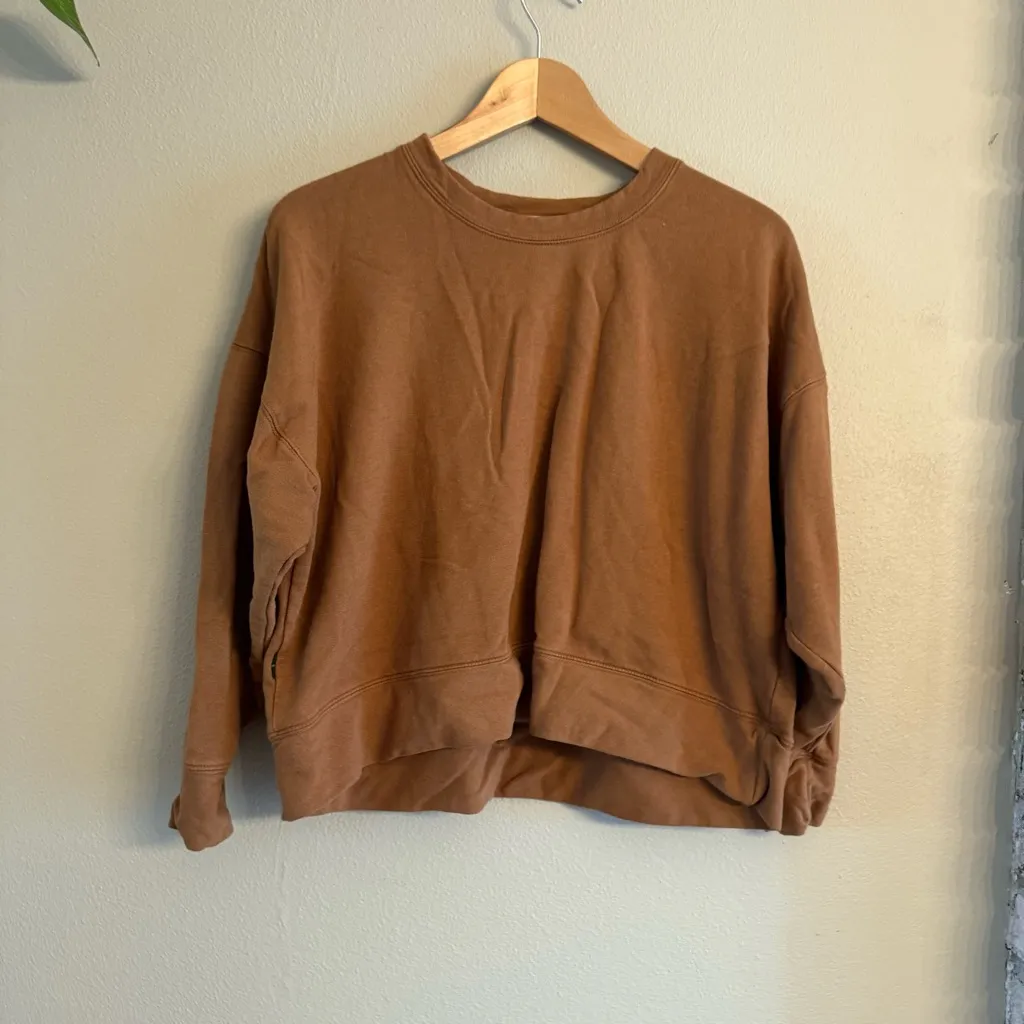 STANCE Shelter‎ Crew Neck Sweatshirt Brown - Image 2