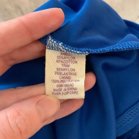 Altar'd State Women's Crochet Lace High Neck Sleeveless Mini Sheath Dress -‎ S - Image 5