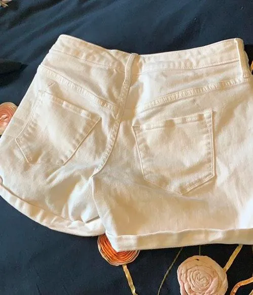 White Jean Shorts  - Image 2