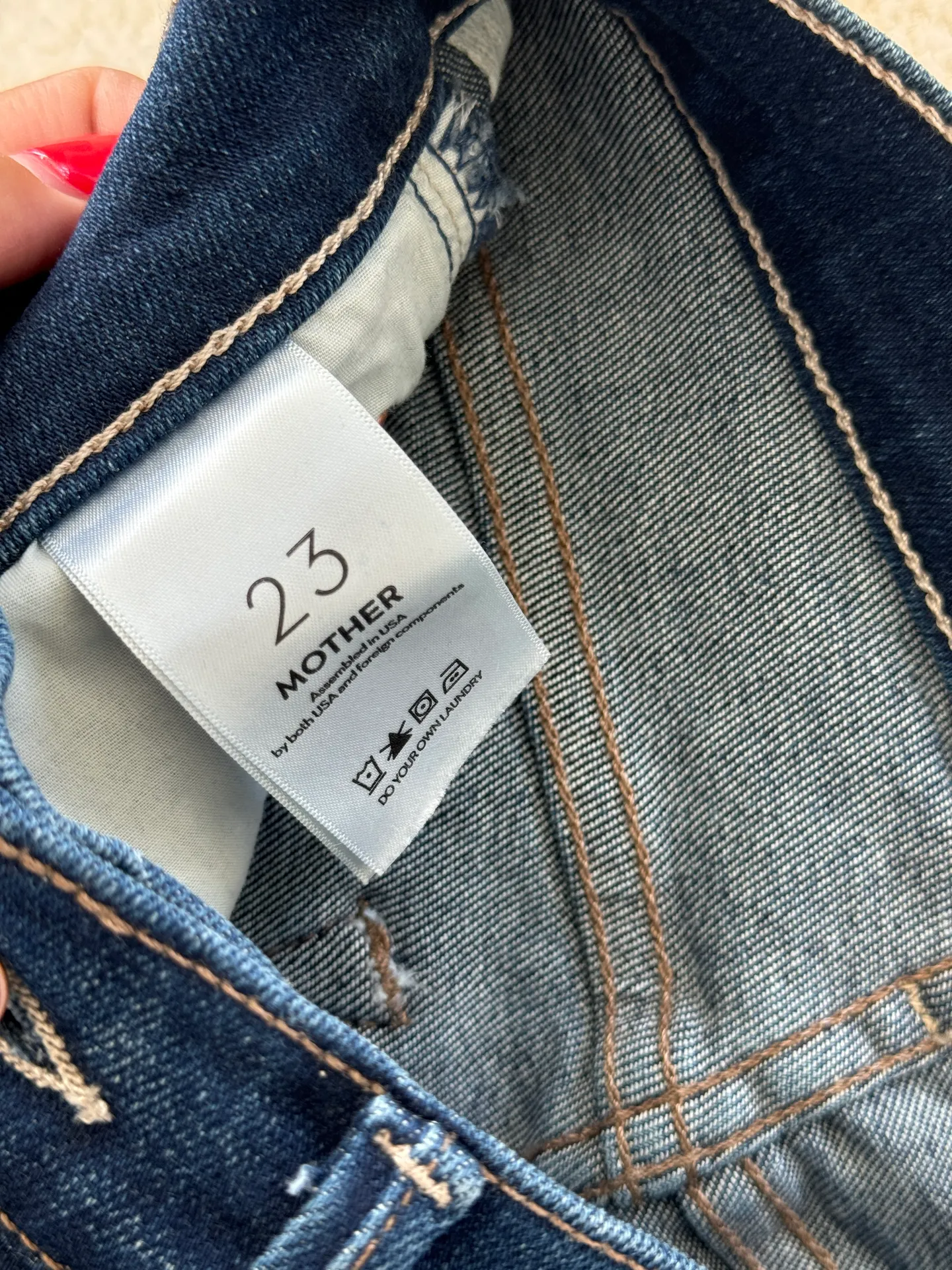 Mother Runaway Flare Jeans In Home Movies 23 - Image 5